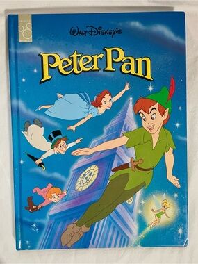 VTG 1994 Walt Disney's Peter Pan Large Hardcover Book Mouse Works Classic Series